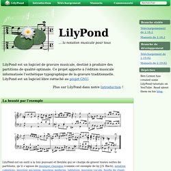 LilyPond – la notation musicale pour tous: LilyPond... la notation musicale pour tous
