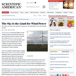 The Sky Is the Limit for Wind Power