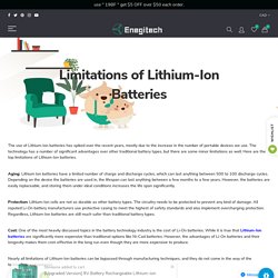 Find Limitations Of Lithium-Ion Battery - Enegitech