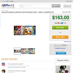 Sailor Moon Limited Edition Box Set I and II Complete for sale