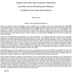 Limited Time Lyapunov Exponents