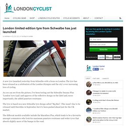 London limited edition tyre from Schwalbe has just launched