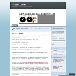 Les limites du Net Promoter Score … « Le Labo Clients