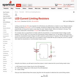 LED Current Limiting Resistors