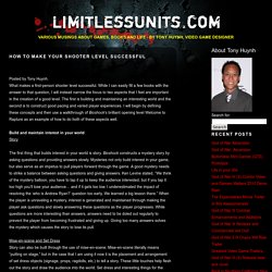 LimitlessUnits.com blog of Tony Huynh, Video Game Designer