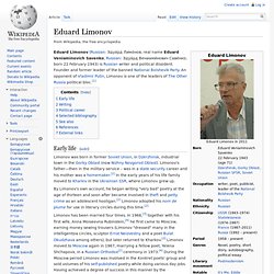 Eduard Limonov