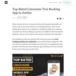 Top-Rated Limousine Taxi Booking App in Jordan - Limousine - Medium