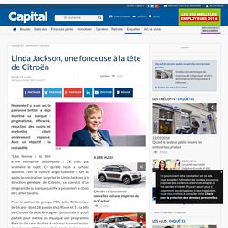 Linda Jackson, une fonceuse à la tête de Citroën