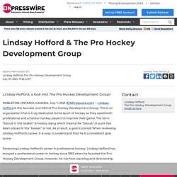 Lindsay Hofford & The Pro Hockey Development Group