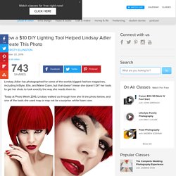 Lindsay Adler's Secret $10 DIY Lighting Tool For Photographers