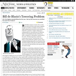 Does Bill de Blasio Have John Lindsay Syndrome?