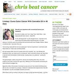 Lindsey: Cures Colon Cancer With Cannabis in 48 days