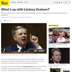 Lindsey Graham’s Brett Kavanaugh rant, and history with Trump, explained