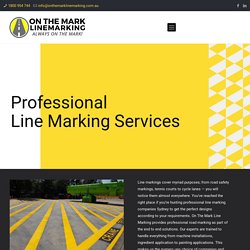 Professional Line Marking Services
