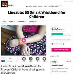 Lineable: $5 Smart Wristband for Children