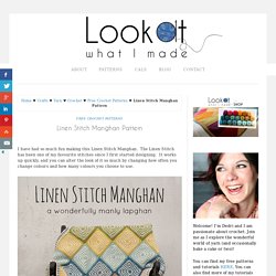 Linen Stitch Manghan Pattern