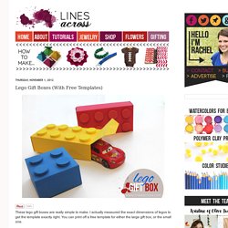 Lego Gift Boxes (With Free Templates)