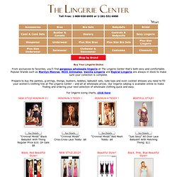 Lingerie Online: Wholesale Lingerie & Sleepwear Inside Our Online Lingerie Catalog