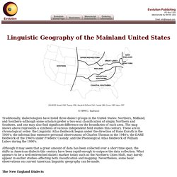 Linguistic Geography of the United States