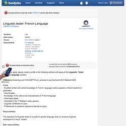 Linguistic tester- French Language la UBISOFT Romania, BUCURESTI, Sector 1