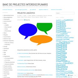 Banc de projectes interdisciplinaris