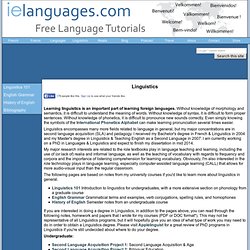 Linguistics: The Scientific Study of Human Language