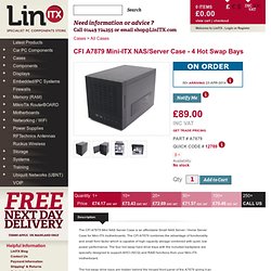 CFI A7879 Mini-ITX NAS/Server Case - 4 Hot Swap Bays