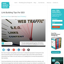 Link Building Tips For SEO