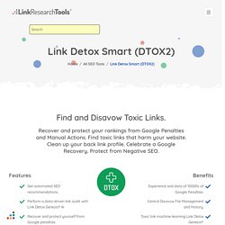 Link Detox Tool (DTOX) » Link Research Tools