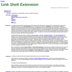 W10 - Link Shell Extension