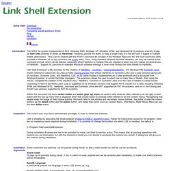 Link Shell Extension