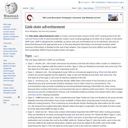 Link-state advertisement