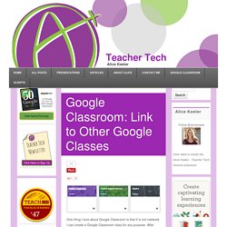 Link to Other Google Classes