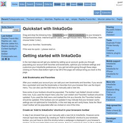 LinkaGoGo, the online favorites and bookmark manager