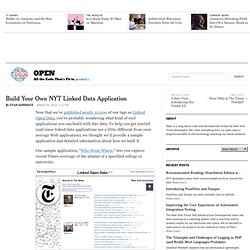 Build Your Own NYT Linked Data Application