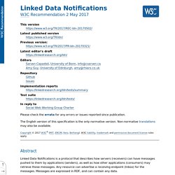 Linked Data Notifications