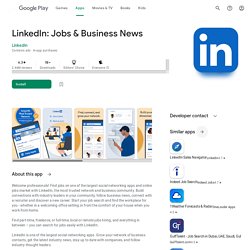 LinkedIn: Jobs, Business News & Social Networking