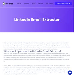 LinkedIn Email Extractor - Icy Leads
