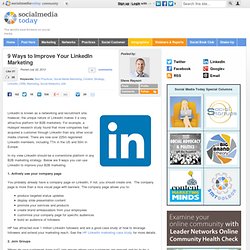 LinkedIn Marketing Best Practices