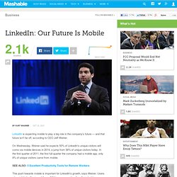 LinkedIn: Our Future Is Mobile