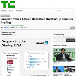 LinkedIn Takes A Deep Data Dive On Startup Founder Profiles