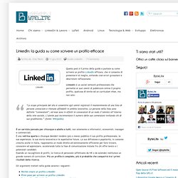 LinkedIn: scrivere un profilo efficace