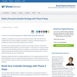 LinkedIn Strategies for Financial Advisors