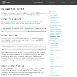 linkerd - Running in DC/OS