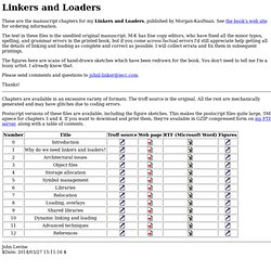 Linkers and Loaders