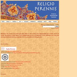 Links from religioperennis.org