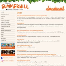 Links - A.S Neill's Summerhill School