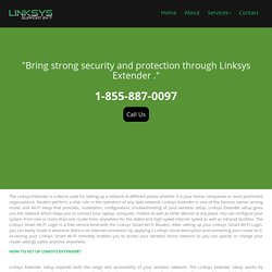 linksys Extender Setup & Smart Wifi Login - 1-855-887-0097