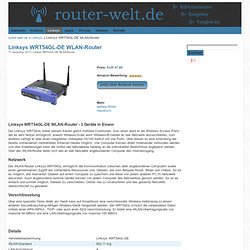 Linksys WRT54GL-DE WLAN-Router