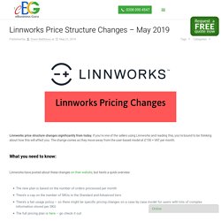 Linnworks Price Structure Changes - May 2019